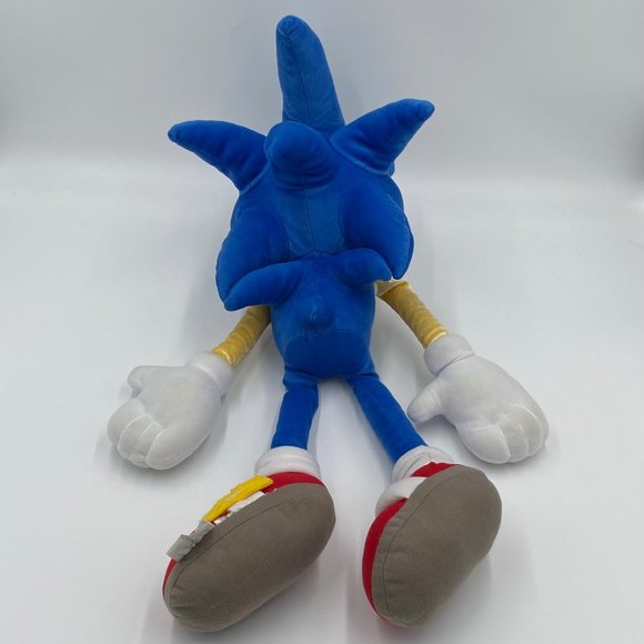 Sonic the Hedgehog Plush 24" Stuffed Animal Toy Doll Blue Skinny Legs Arms - Picture 2 of 6